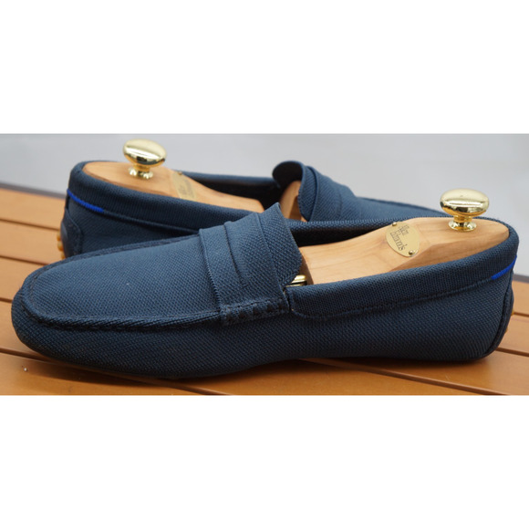 Rothy\'s The Driving Loafer Navy Blue Men\'s Lightweight Comfort Casual Size 10.5